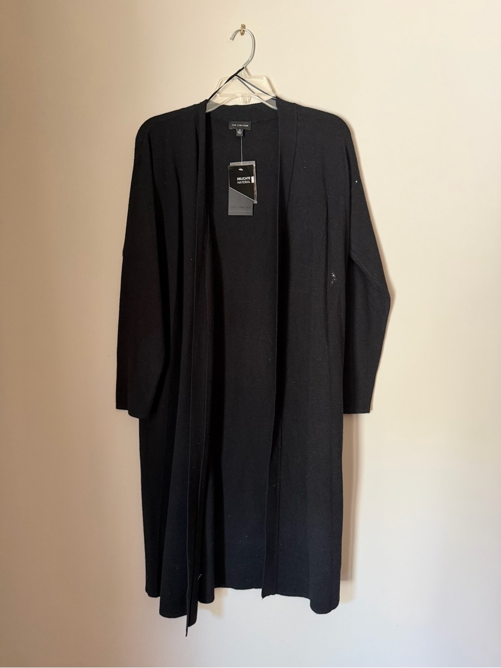 The Limited Black Long Open Cardigan